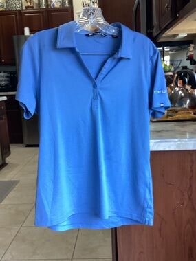 Travis Mathew Women's Polo Shirt - Bright Blue